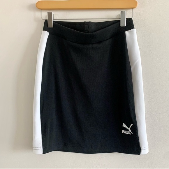 Sunmi X PUMA classics ribbed mini skirt black - Picture 5 of 14